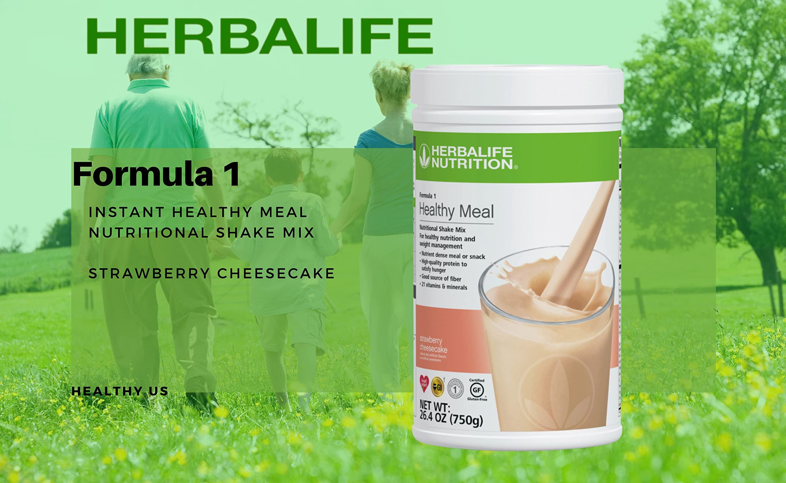 Floraページ～HERBALIFE  F1 × 4本 Amazon.com: HERBALIFE Formula 1 Four Combo (Strawberry Cheesecake