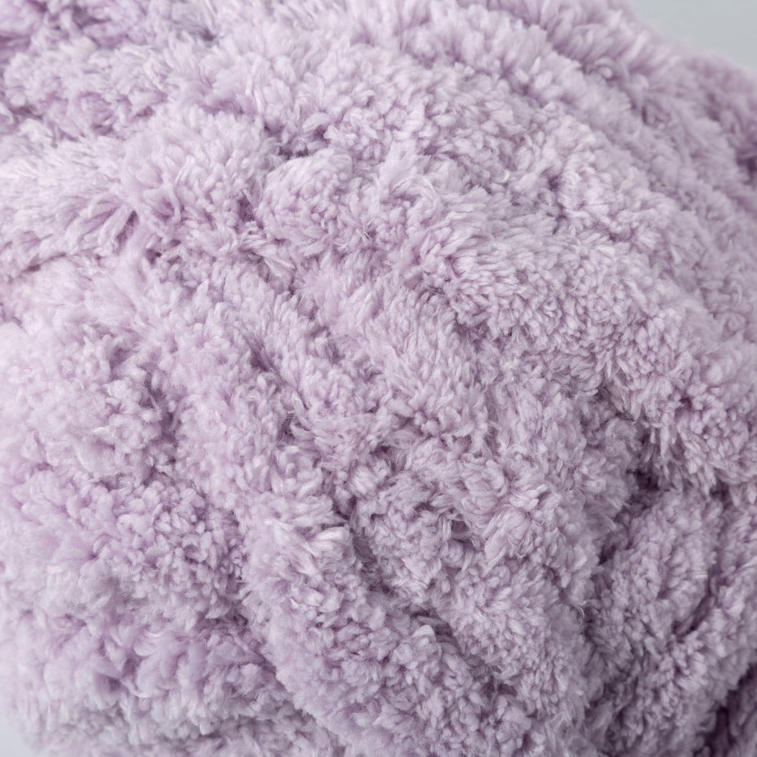 Loops & Threads Fluffy Chenille Yarn – Jumbo (7) 100% Polyester, Soft Fuzzy Yarn for Knitting & Crochet Blankets, Hats, Plushies & Sweaters, 23 yd / 10.58 oz Skein, 6 Pack