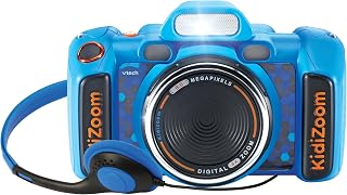 Kidizoom Duo FX Blue, Kids Photo Camera, Selfies, Video, Color Screen, Comic Studio, Filters and Fun Effects, Gift for Children from 4 to 12 Years Old, Spanish Content
