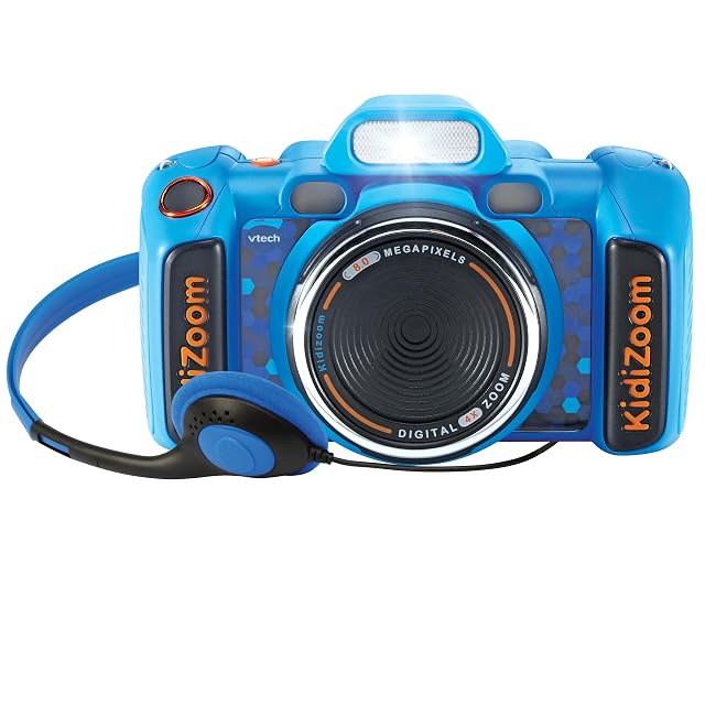 VTech - Kidizoom Duo FX Azul, Cámara de Fotos Infantil +4 años