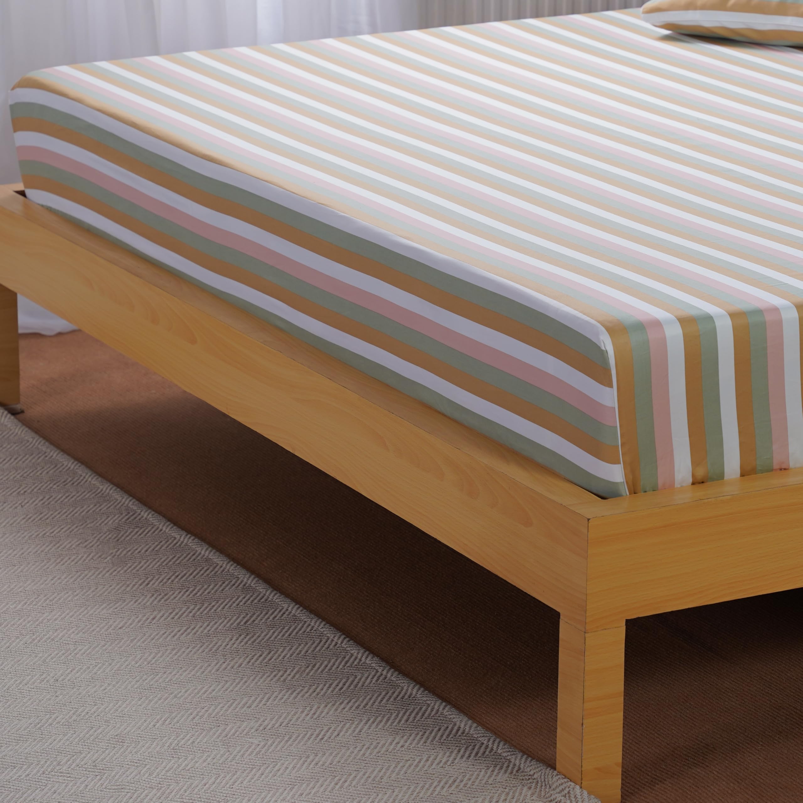 Sheet Story 100% Egyptian Cotton King Size Fitted Sheets - 41cm Deep, 400 Thread Count Fitted Sheets King Size - Soft And Hypoallergenic Kingsize Fitted Sheet - Extra Deep Fitted KingSize Sheet