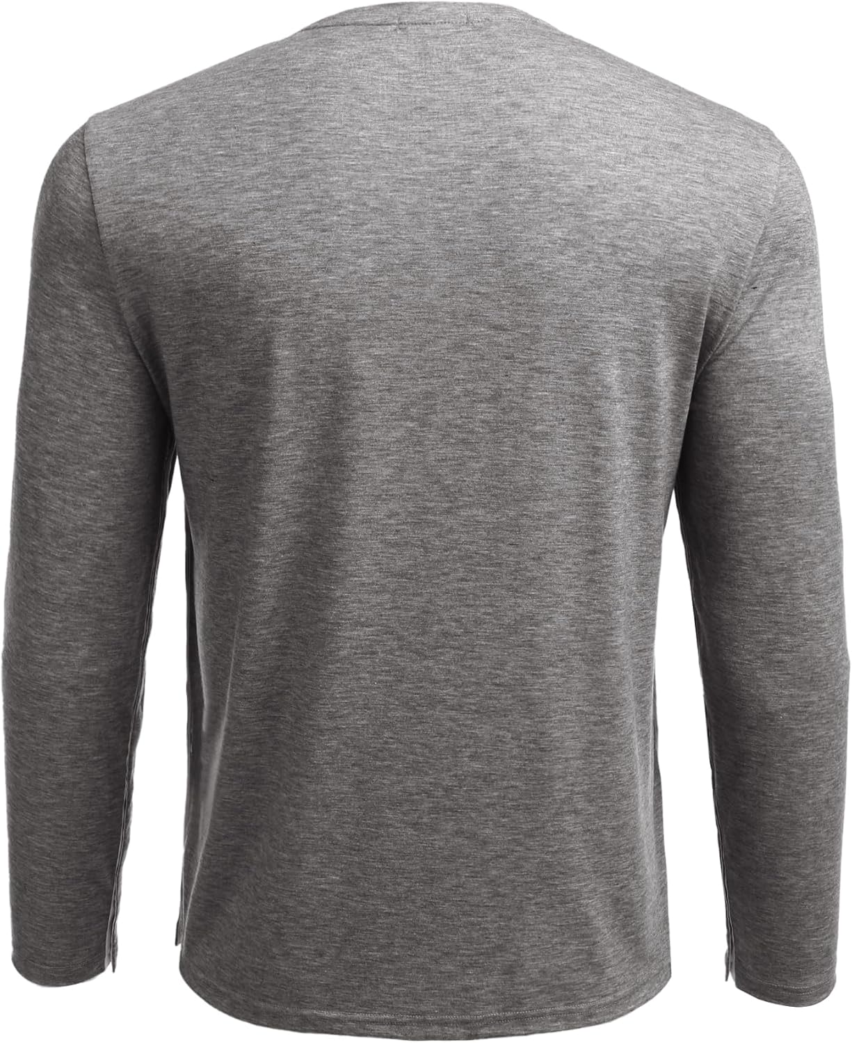 Deyeek Men's Post Shoulder Surgery Recovery Shirts Full Tear Away Long Sleeve Snap Chemo Port Access Shirt - Image 7