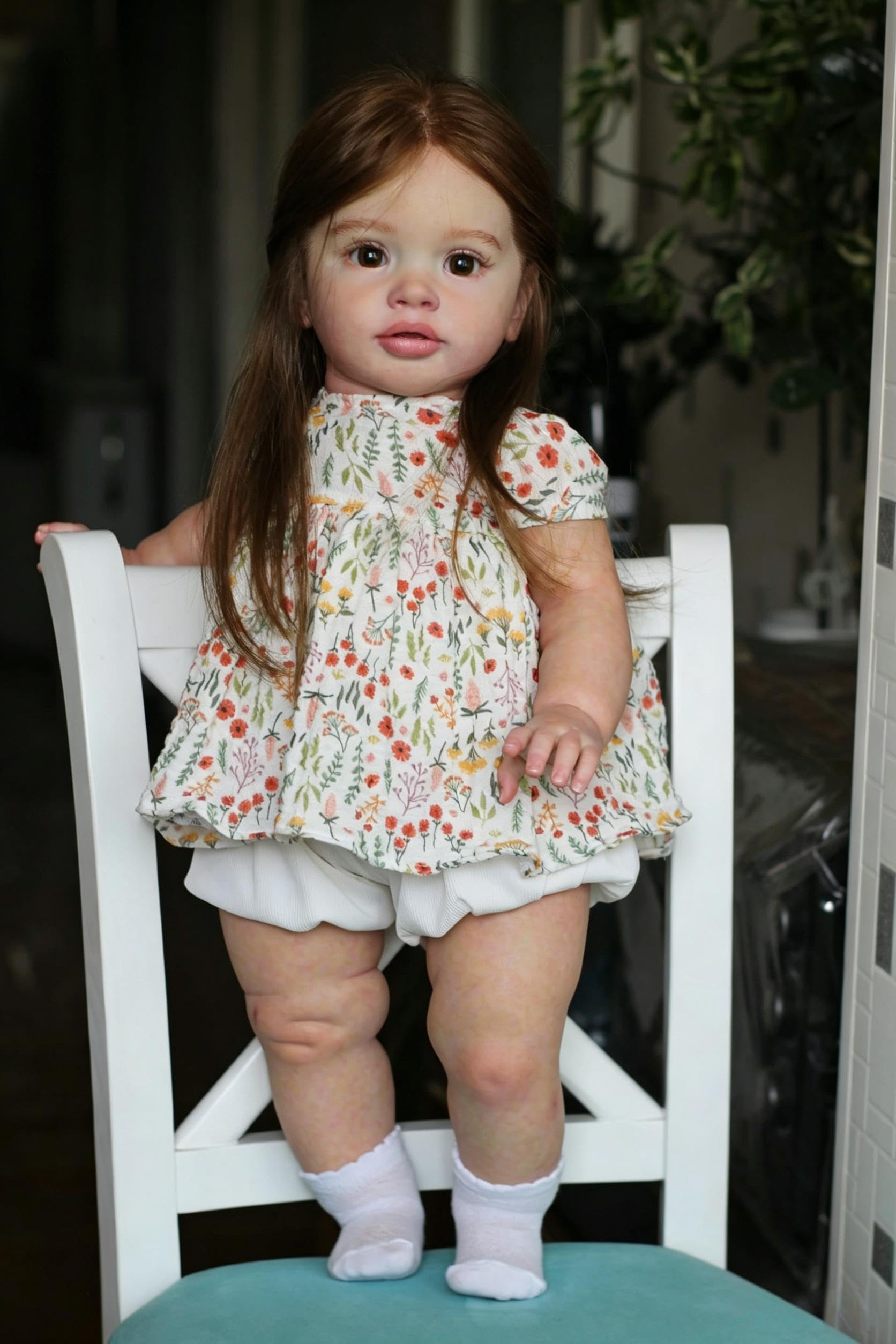Duży rozmiar Reborn Baby Dolls 61 cm Realistyczne Reborn Maluch Dziewczynka Lalka Miękki Silikon Winyl Noworodek Maluch Baby Doll Ręcznie zakorzenione włosy Lalka dla niemowląt z akcesoriami