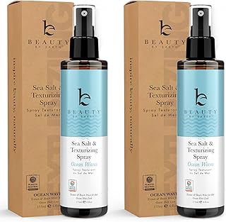 Sea Salt Spray for Hair - For Men & Women for Texturizing and Providing Body with a Lightweight Hold, Made in the USA with...