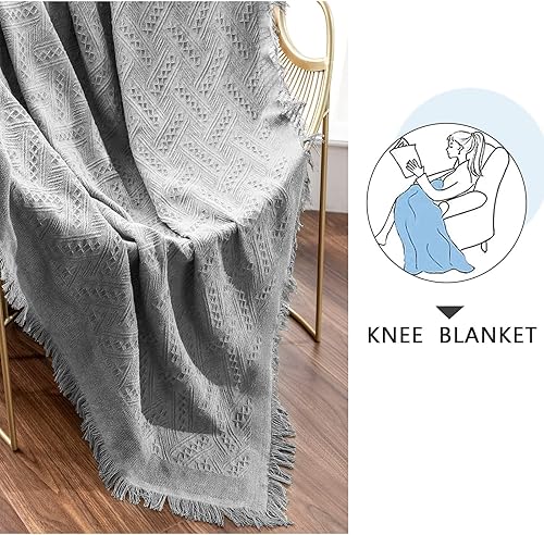 Miniatura 4 de MEETSKY Fundas de cojín para sofá, funda de cojín gris para sofá seccional, funda para sofá para sala de estar, funda gruesa y suave, funda de manta