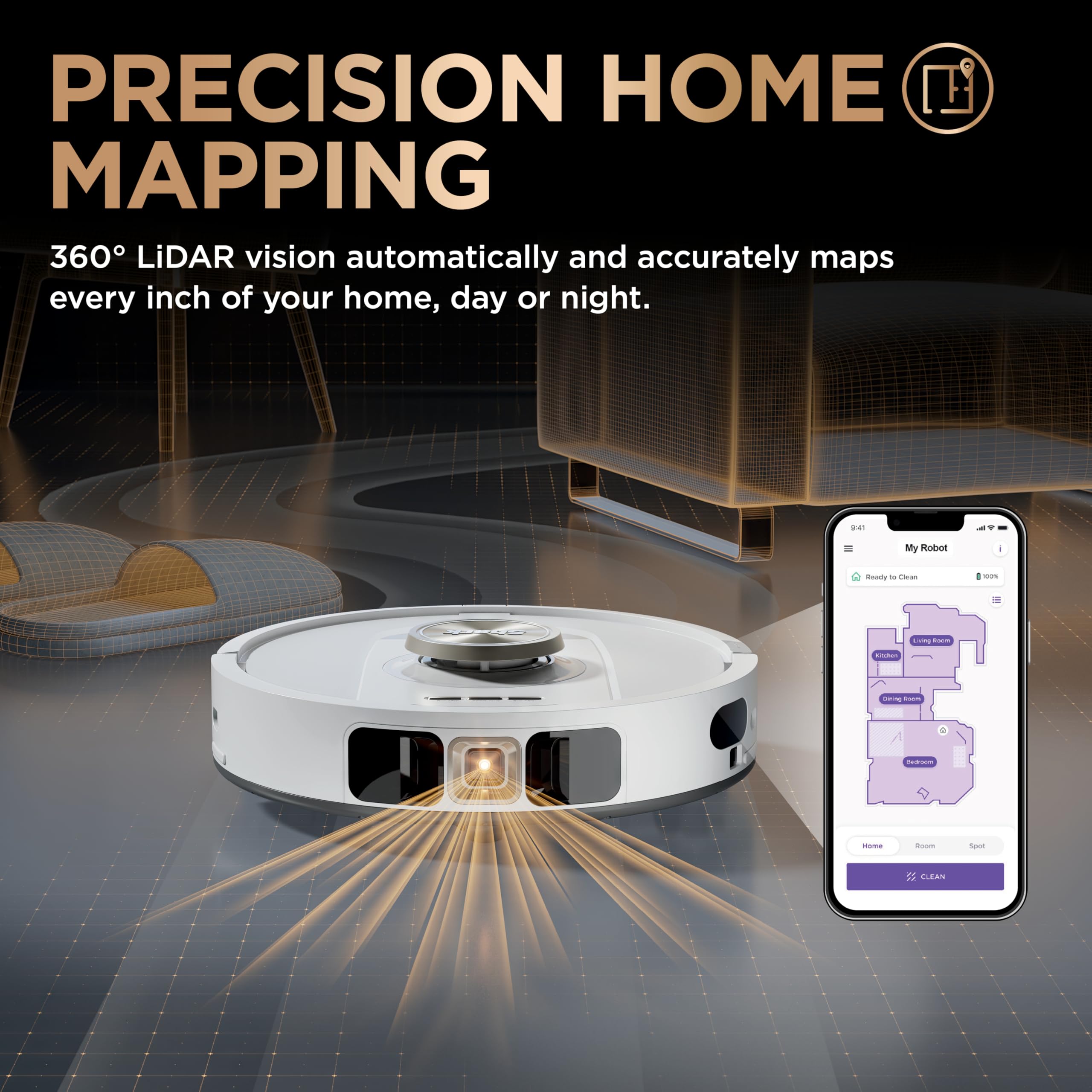 Shark PowerDetect | 2-in-1 Robot Vacuum & Mop for Carpets & Hard Floors | Powerful Suction & Mopping for Pet Hair | Self-Empty & Self-Clean NeverTouch Pro Base | 60-Day Capacity | | AV2800ZE: Wet+Dry & 60-Day Self-Refilling (2025)