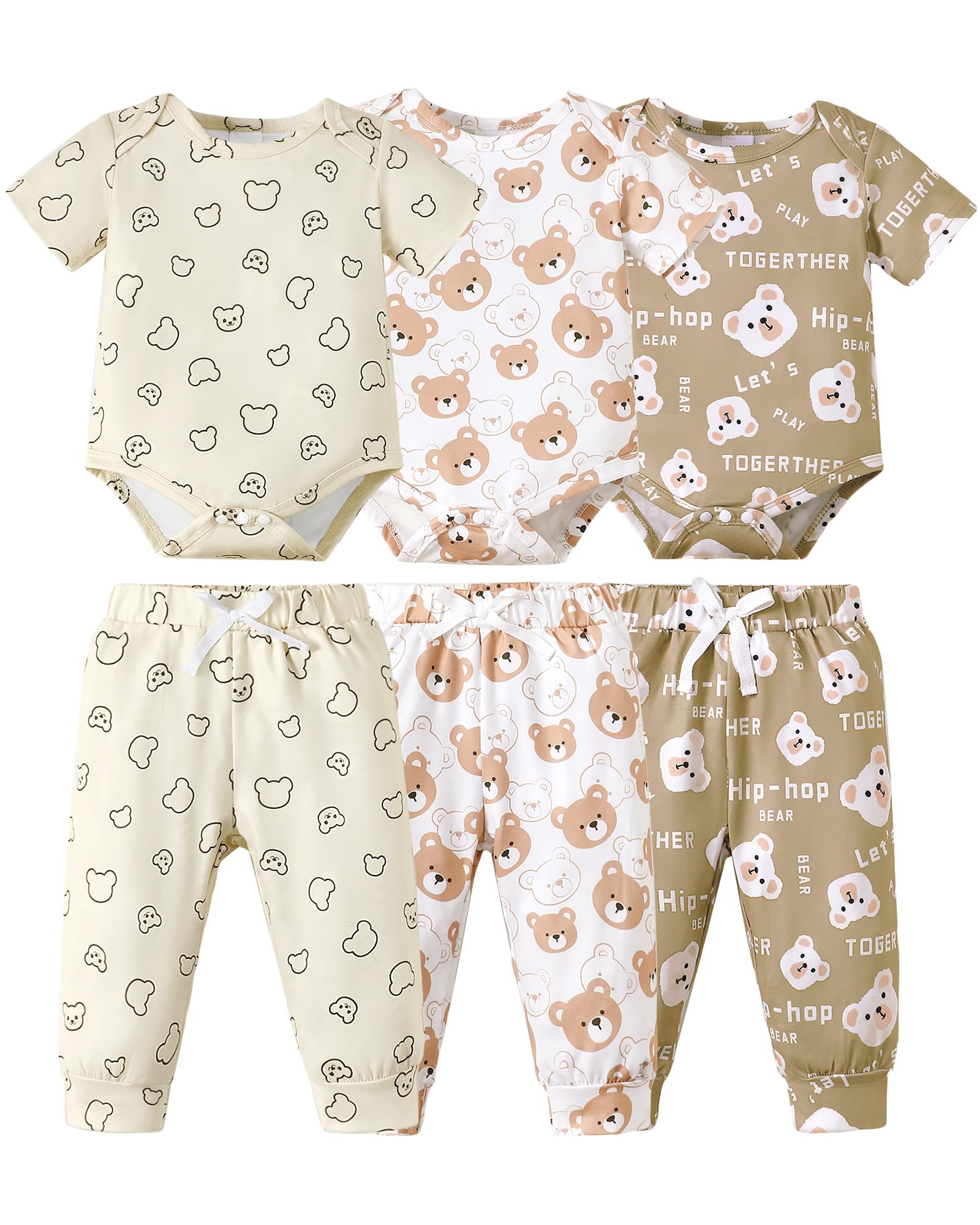 NZRVAWS Preemie Newborn Baby Boy Clothes Infant Clothing Romper Pant Outfits Set Layette Essentials 19 Pieces 0 3 6 12 Months