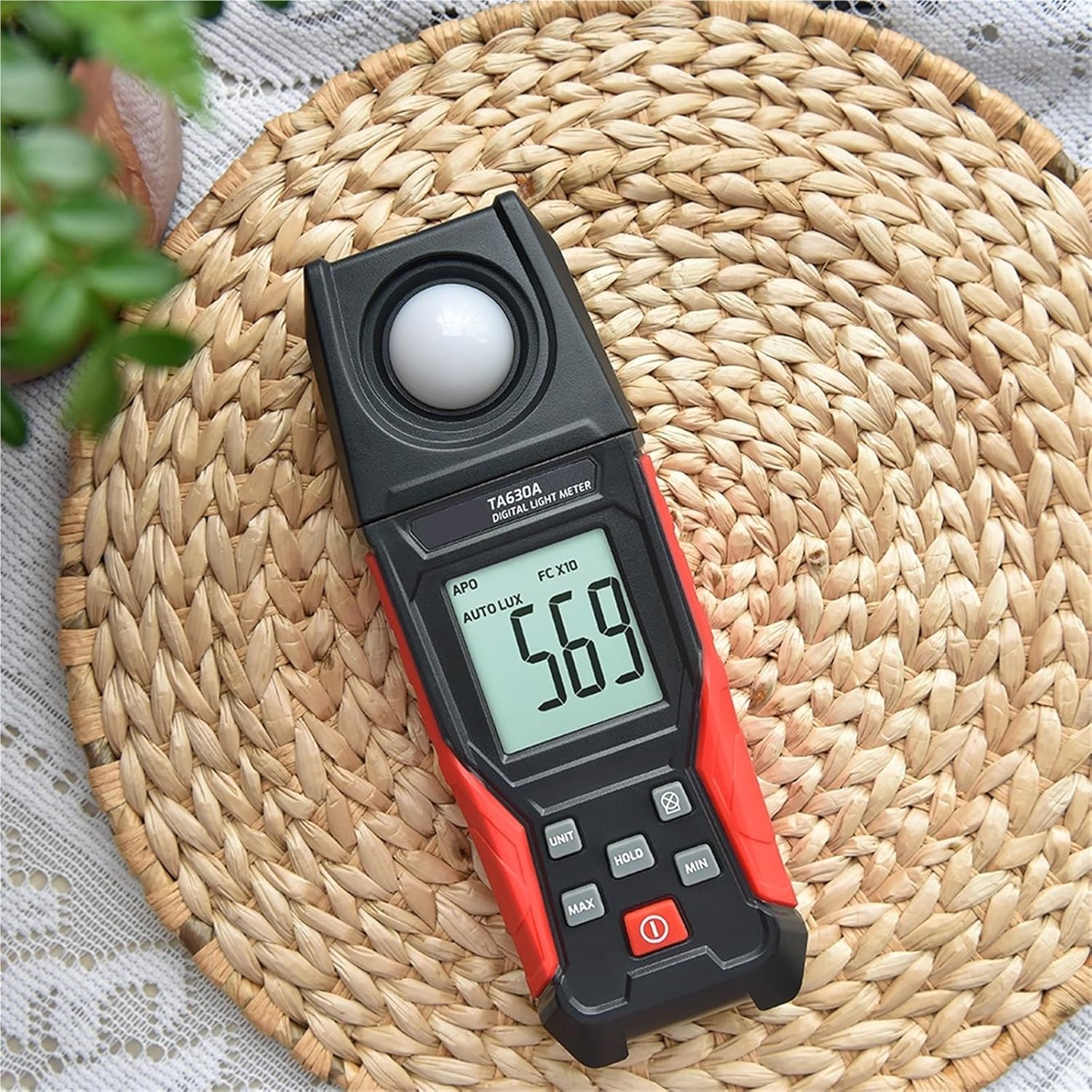 Light Meter, The Digital Light Meter is an LCD Display Illuminance Indoor and Outdoor with Recording Function,Light Meter Photography(TA630A)