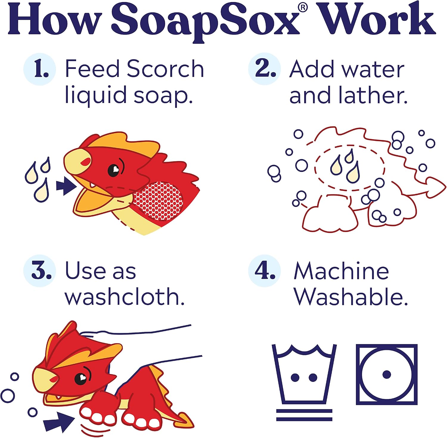 Soapsox Bath sponge toy for Toddlers. Available in cuddly characters