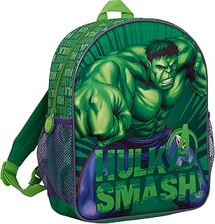 Sac à dos 3D pour garçon Motif Hulk Avengers