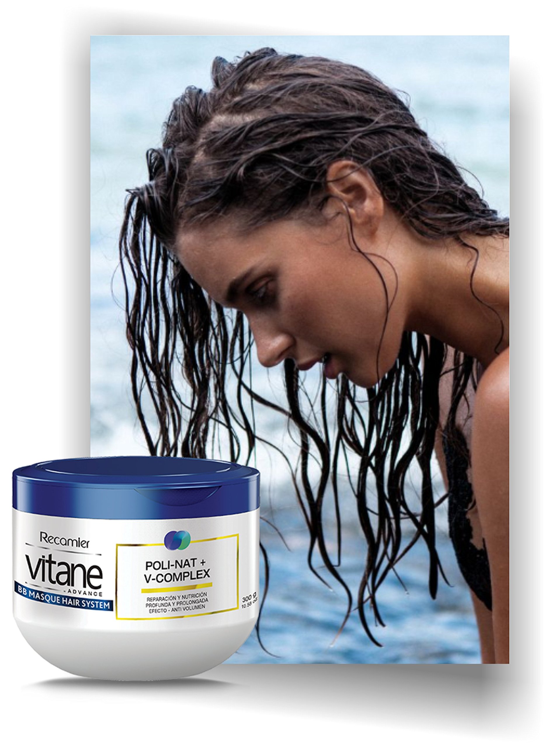 VITANE BB masque hair system, Mascarilla reparadora colombiana/deep damage hair mask Ingredient Urea, wheat germ oil, macadamia, coconut, pantenol. 10oz