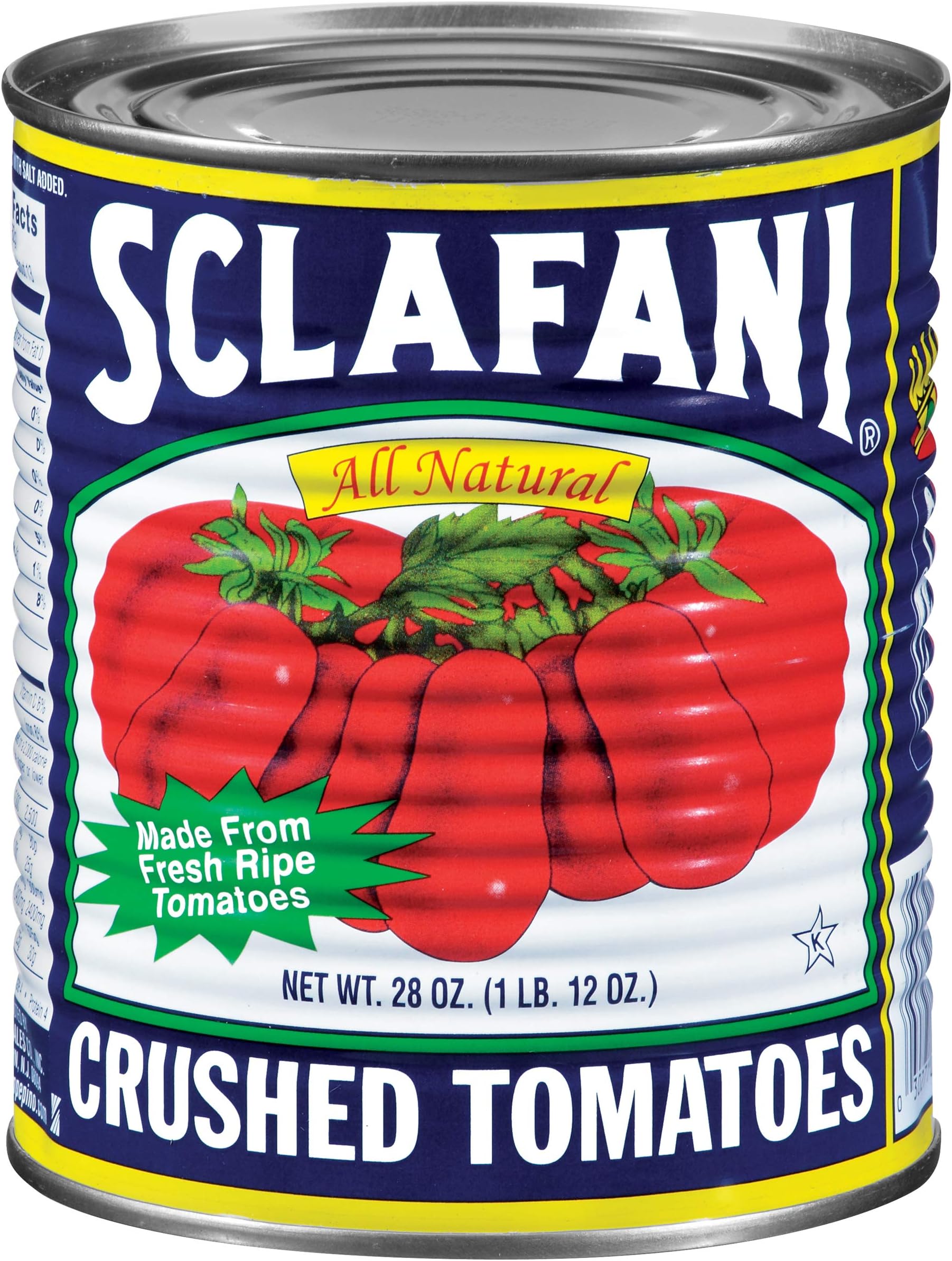 Sclafani Crushed Tomatoes, 28 Ounce (Pack of 12)