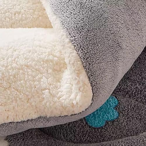 Miniatura 4 de ZTGL Comfort - Manta de cama pesada de alta calidad, reversible, edredón alternativo de plumón sintético, súper cálido, suave terciopelo de cordero,