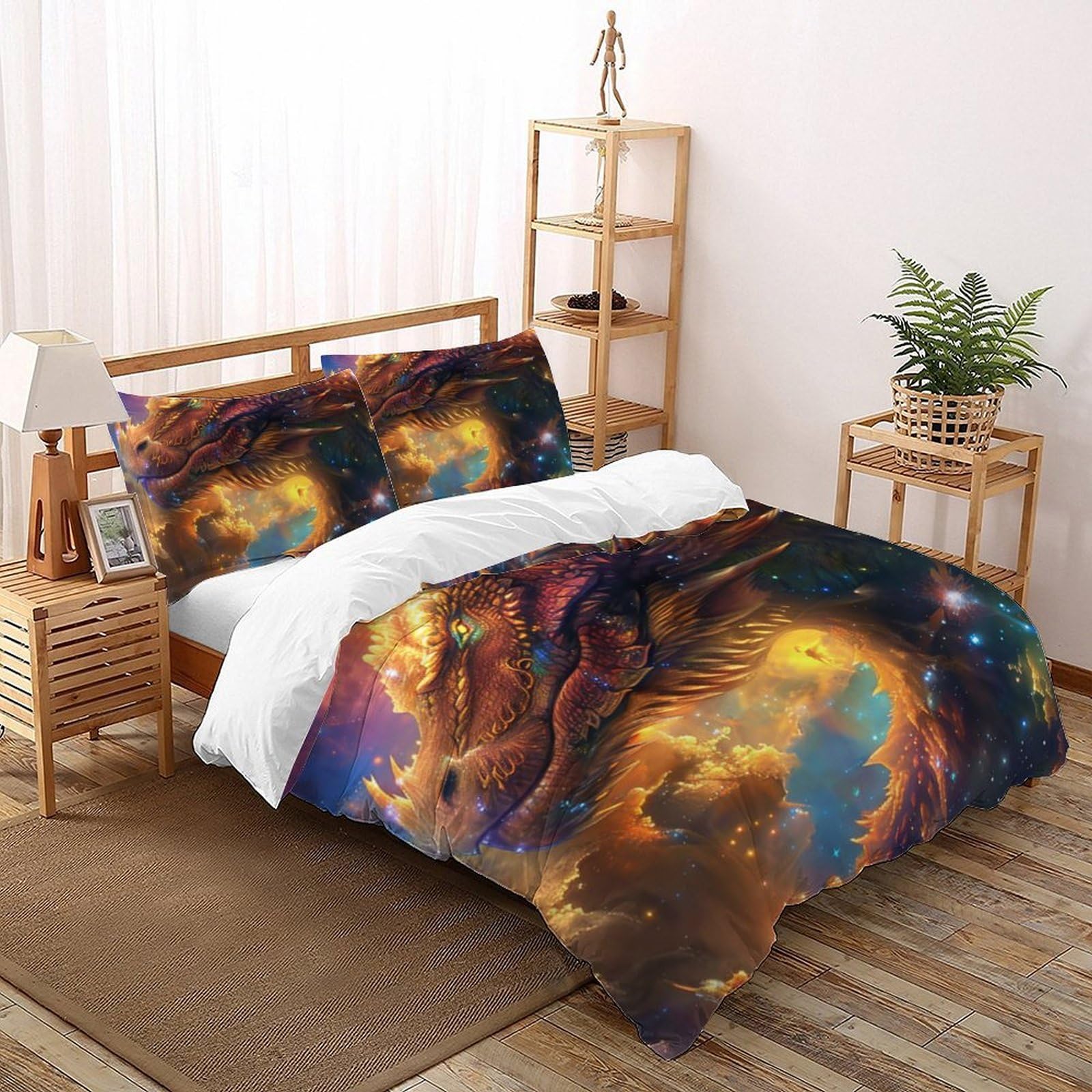 Housses de couette 3D enfants hypoallergénique et douce pour stopper les nuits agitées