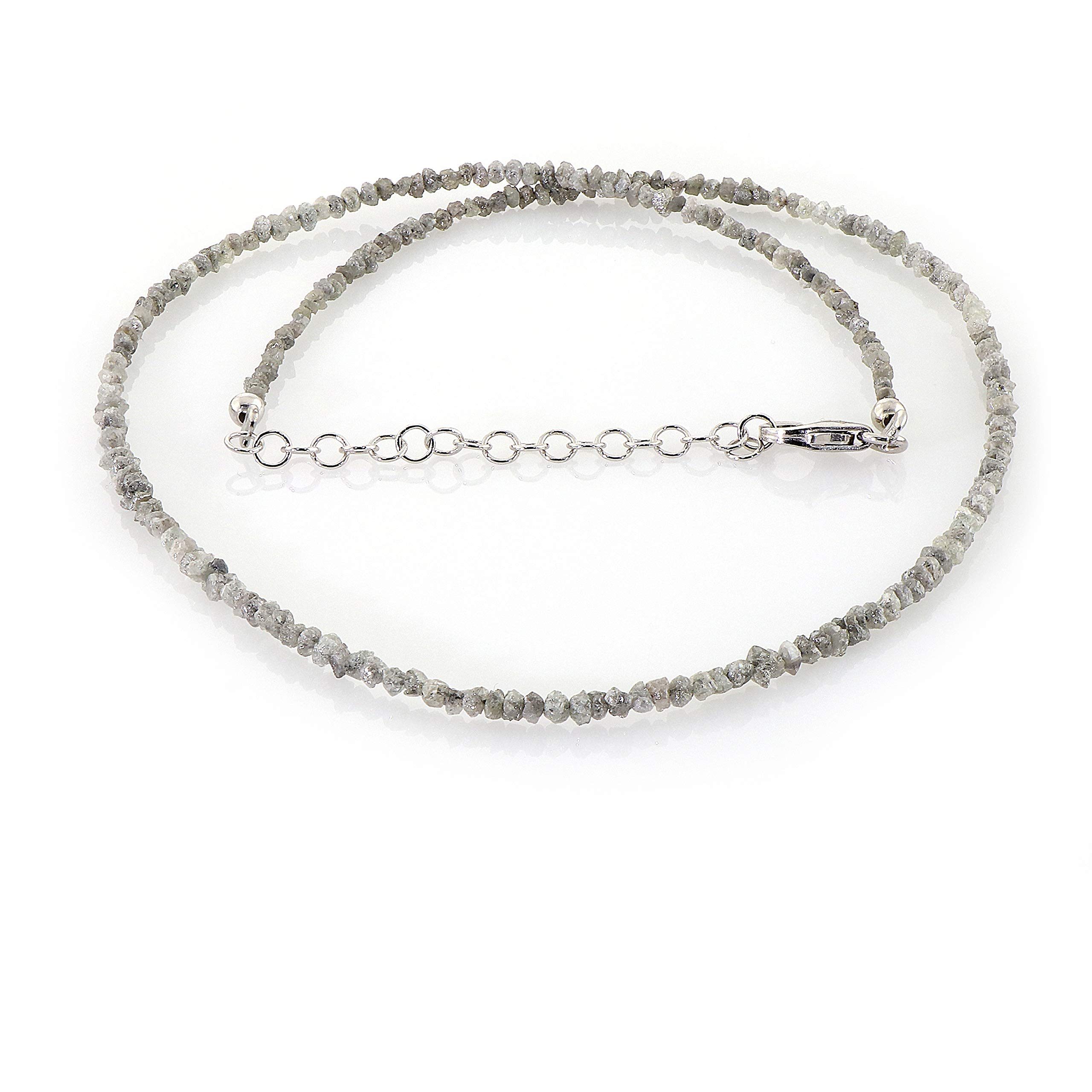 Collana di ambra grezza (per bambini) con pietre di acquamarina - 32 cm - Ambra pietra di