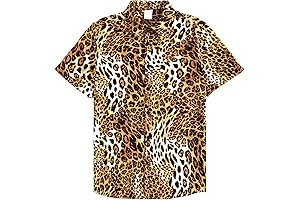 Men's Leopard Safari Shirt: Unleash Your Wild Style
