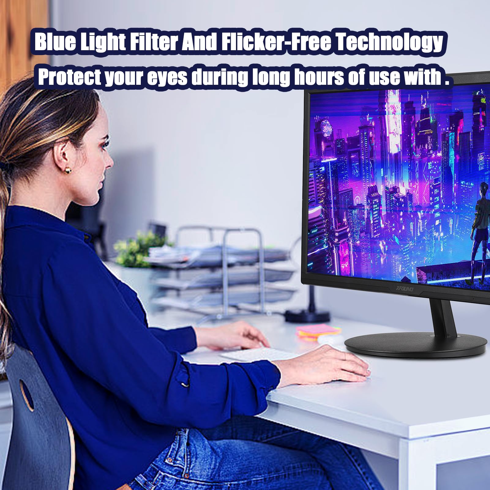 Amazon.co.jp: MYNVY 超薄型 LED モニター 22 インチ高クリア 16