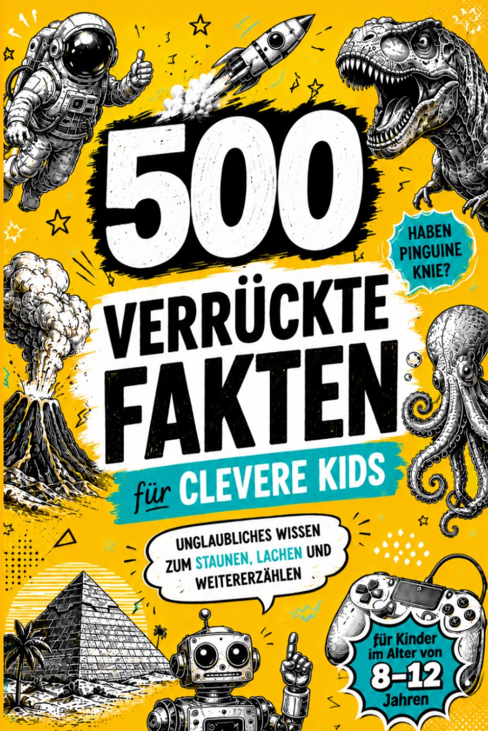 500 verrückte Fakten für clevere Kids: Unglaubliches Wissen zum Staunen, Lachen und Weitererzählen.