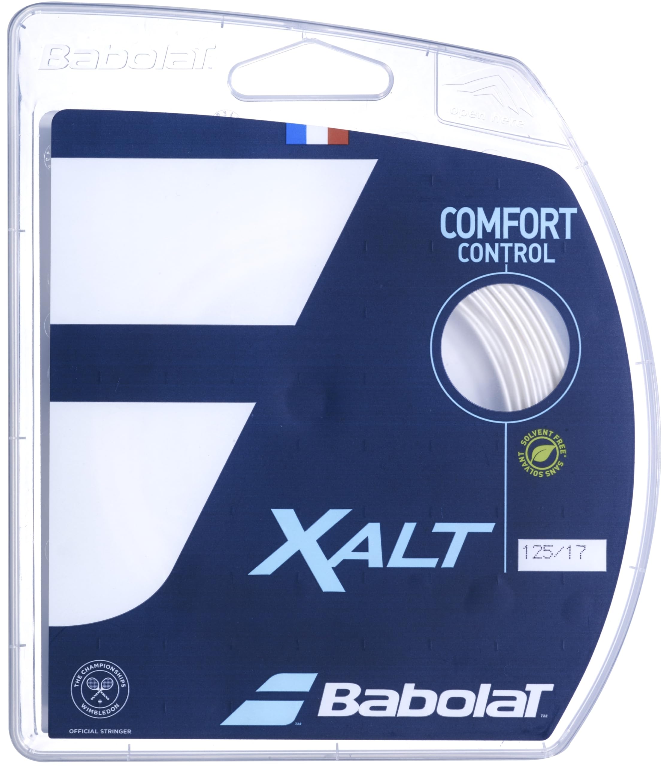 Babolat XALT Spiral White Tennis String Set in Multipacks (1-2-4-6-8-Packs)