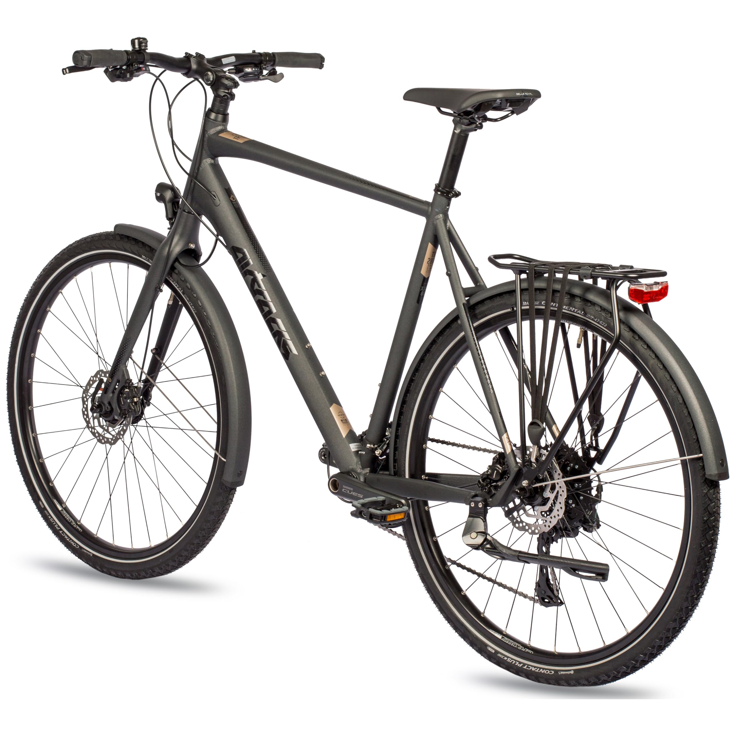Airtracks 28 Zoll Herren XXL Trekking Fahrrad Reinforced bis150 kg TR.2880-C 2x10 Gang NEW Shimano CUES RD-U6020-10 Shadow - Rahmen 56 60 - Modell 2026