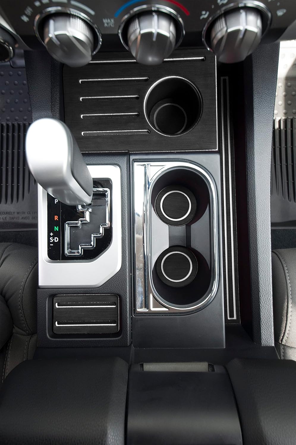 Interior Cup Holder Inserts - Compatible with 2014-2021 Tundra with Bucket Seats