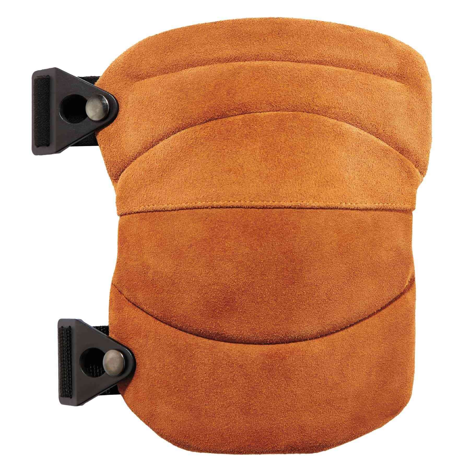 Ergodyne - Rodilleras de cuero 18232, resistentes, ProFlex 230 marrón