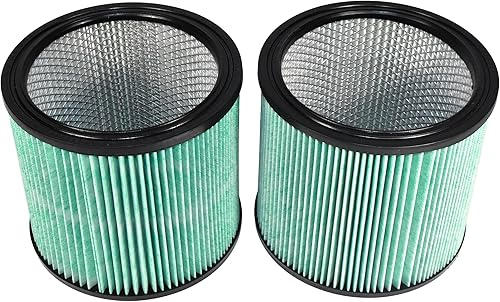 Miniatura 7 de HQRP Paquete de 2 filtros de cartucho compatibles con Shop-Vac 90350 90304 90333 de repuesto para la mayoría de aspiradoras húmedassecas de 5