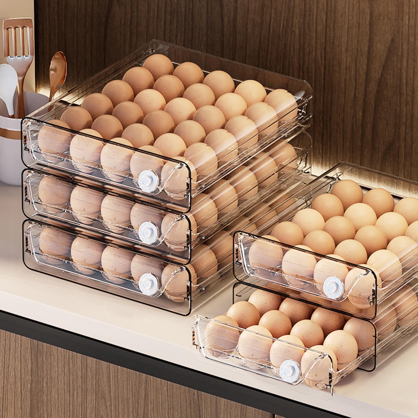 Portauova, contenitori per conservare le uova, organizzazione, uova | in modo efficiente in ogni momento, cucina, contenitore per conservare le , cassetto, contenitore per la freschezza.