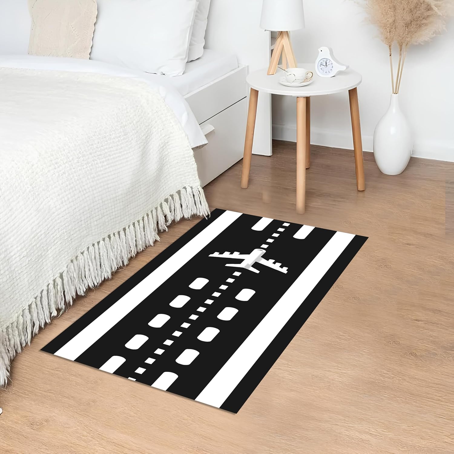 Amazon.com: Airplane Runway Runner Rug, Airport Play Mat 15.7x31.4 inch ...