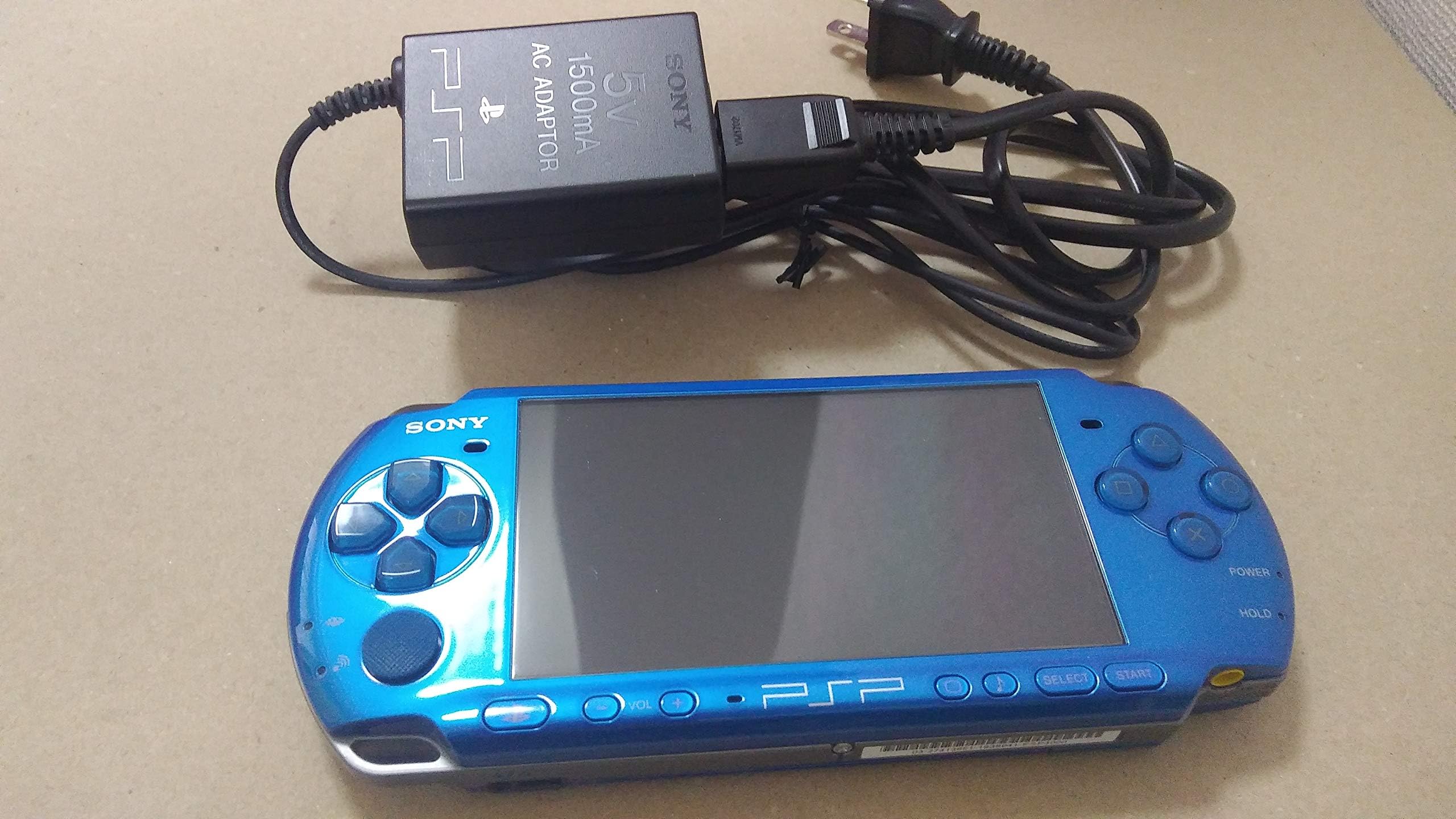 Psp Playstation Portable Vibrant Blue Psp 30006 Pouch 8gb Ssd