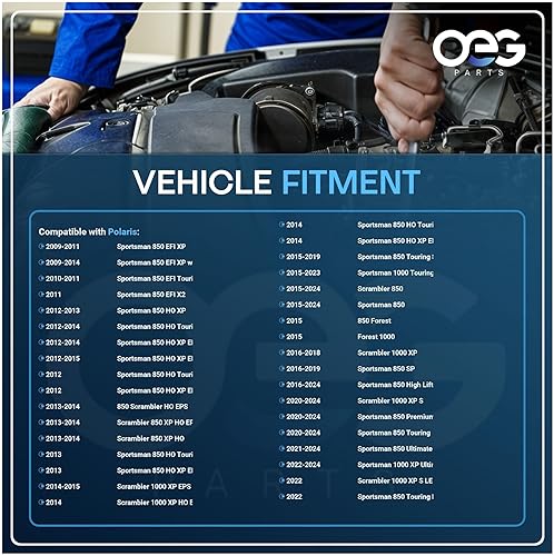 Miniatura 4 de OEG Parts - Nuevo arrancador compatible con Polaris Sportsman 850 ATV EPS Forest X2 XP EPS Touring 2009-2016 4011979, 4011979-479, 4012855-479,