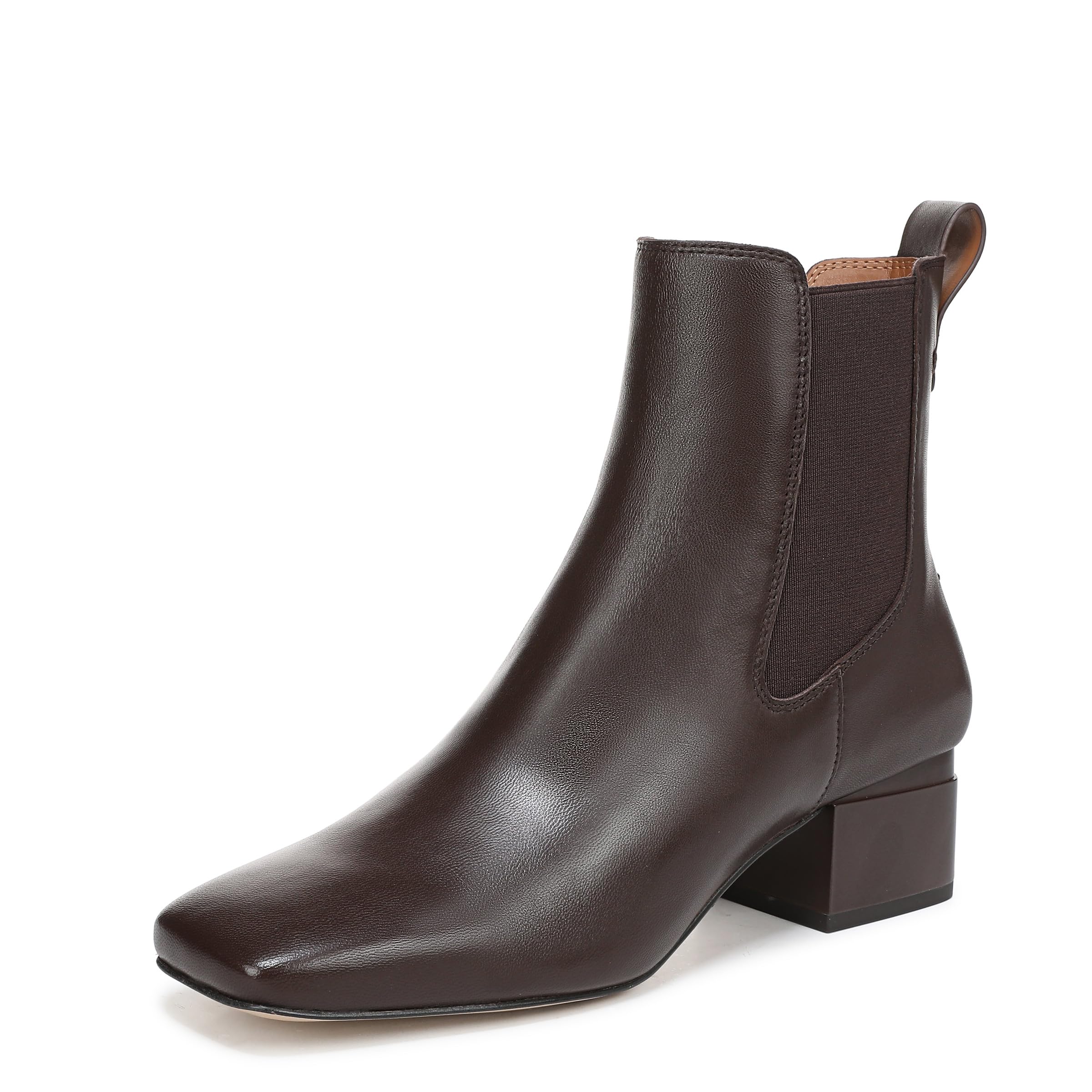 Franco Sarto Womens Waxton Fashion Boot Chocolate Brown Leather 8 5 M