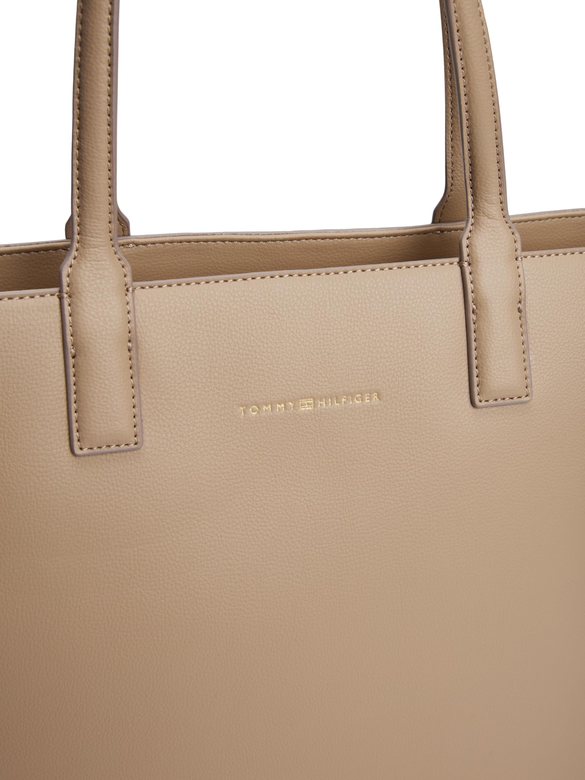 Tommy Hilfiger Th Logotape Tote Aw0aw17449 - Bolsa de mano Mujer