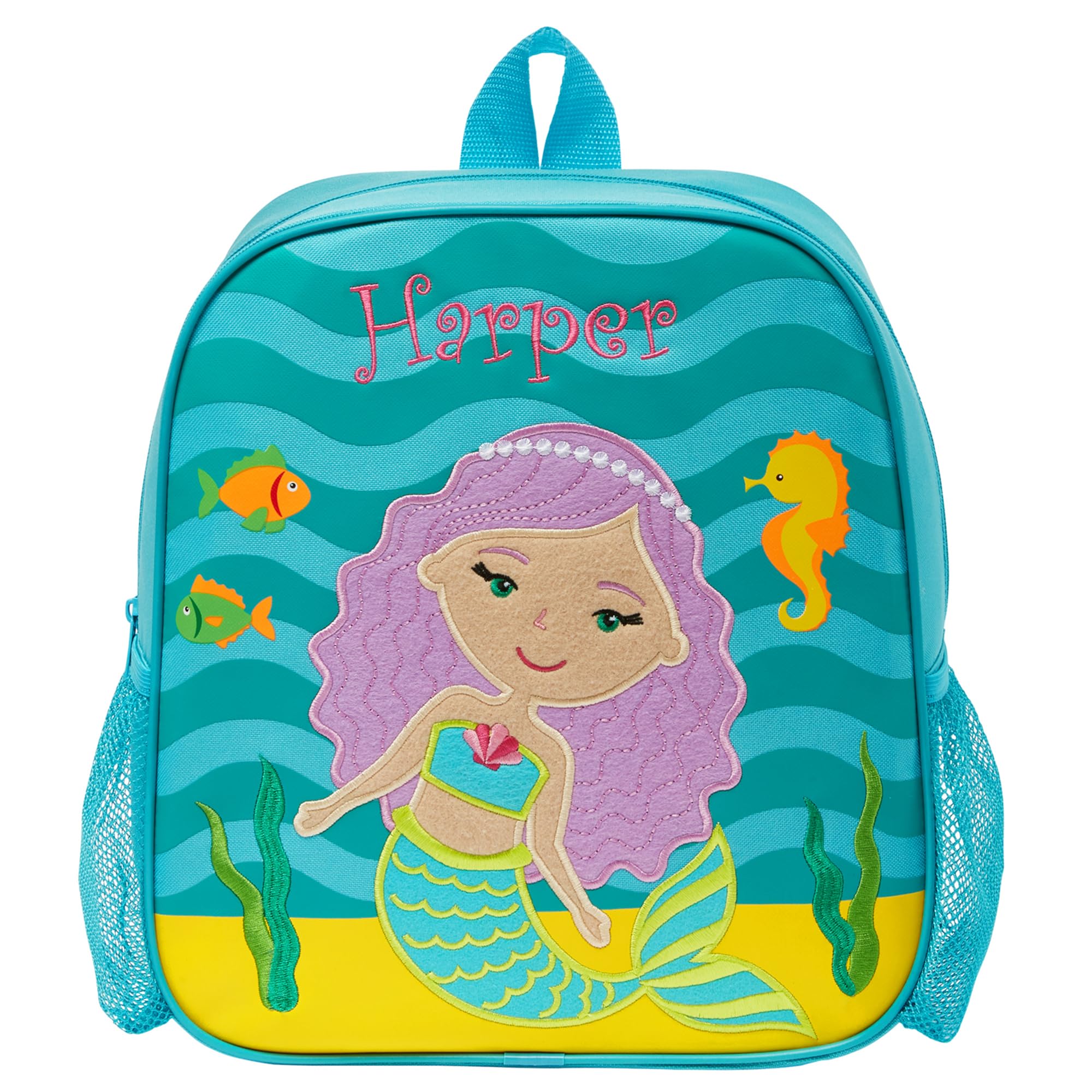 Let's Make Memories Kids Personalized Toddler Backpack for School - Custom Preschool Backpack - Just For Me - Mermaid