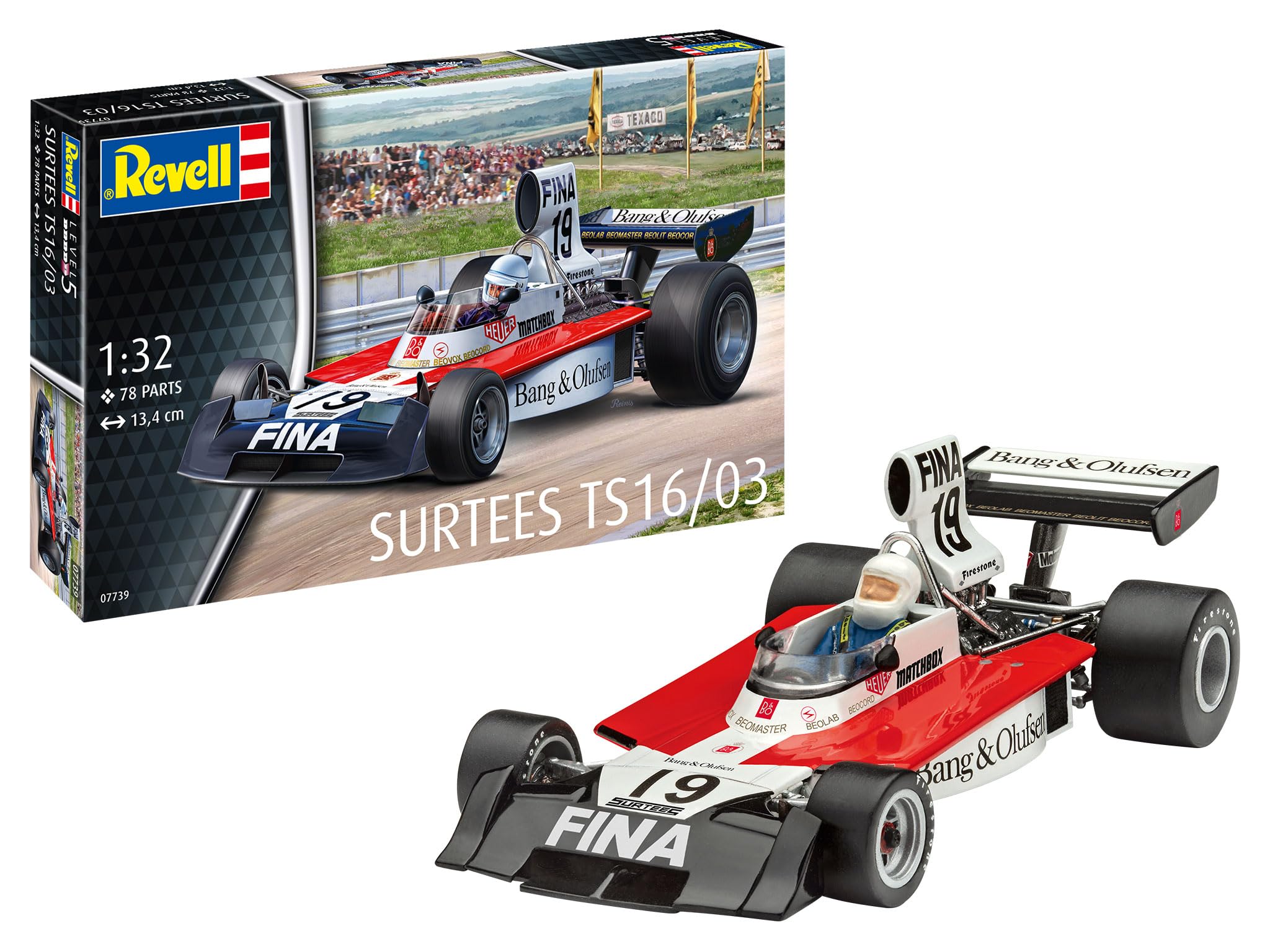 Revell 07739 Surtees TS16/03 1:32 Scale Unbuilt/Unpainted Plastic Model Kit