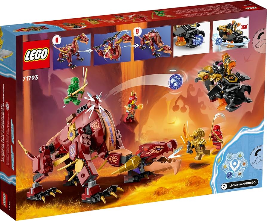 自由人 Amazon.com: LEGO NINJAGO Heatwave Transforming Lava Dragon