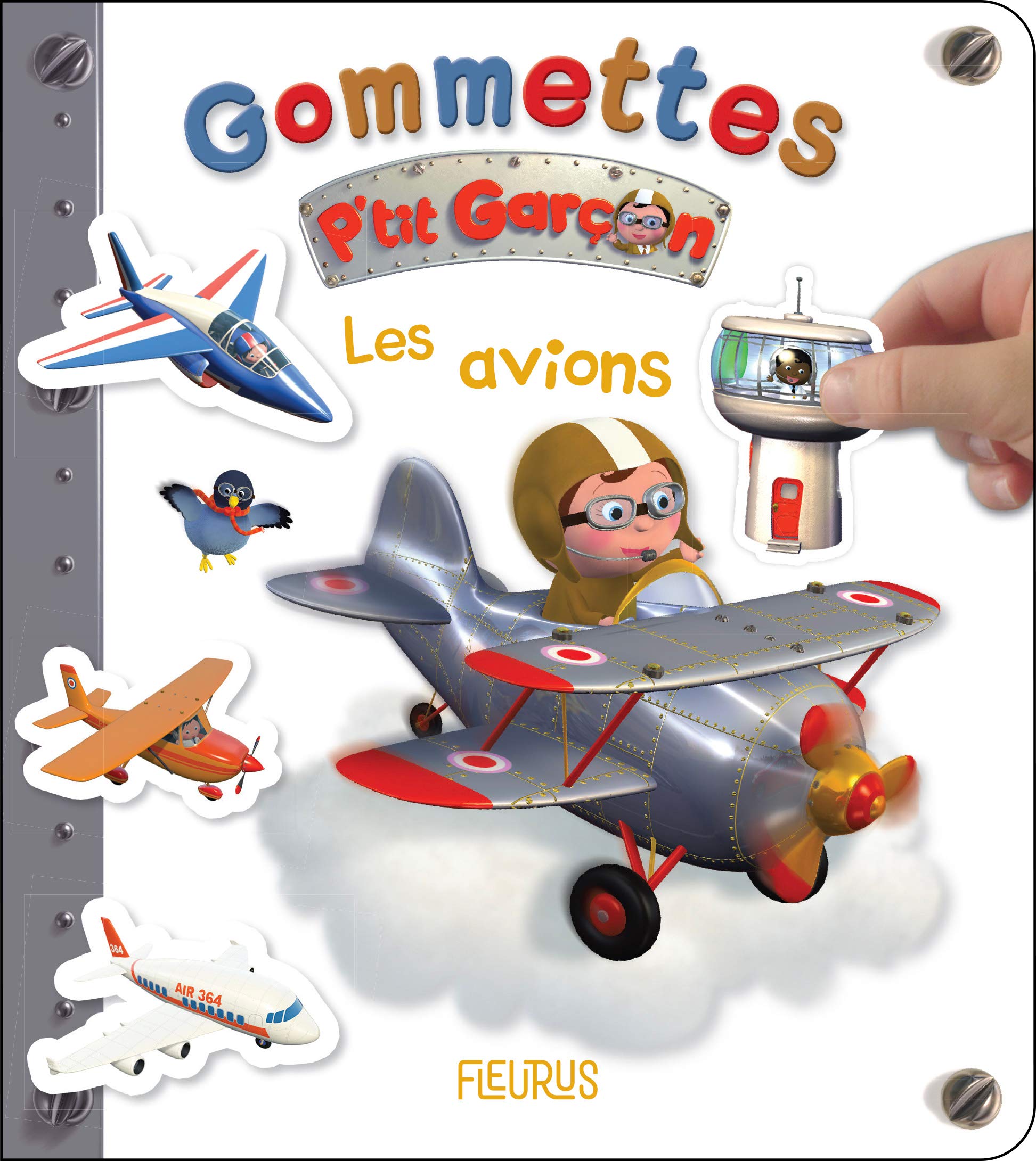 Les avions (GOMMETTES P'TIT GARCON) (French Edition)