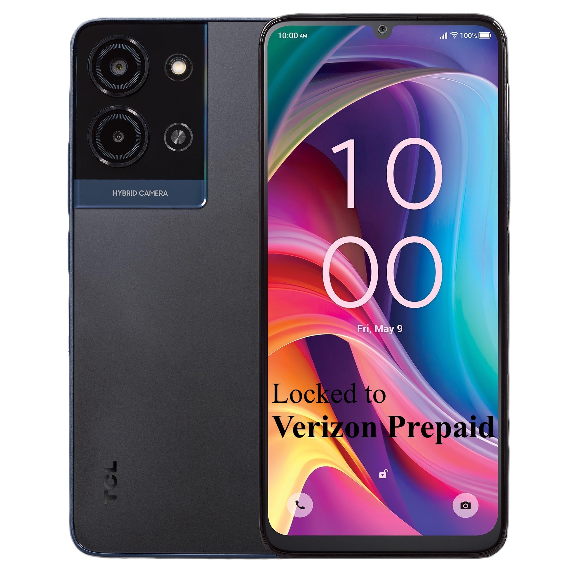 Verizon Prepaid Alcatel T513 5G Smartphone, 64GB, 6.75" HD+ Display, 13MP Dual Camera, 5010mAh Long-Lasting Battery, Android - Locked to Verizon - Space Gray (NOT Compatible with VERIZON Post Paid)