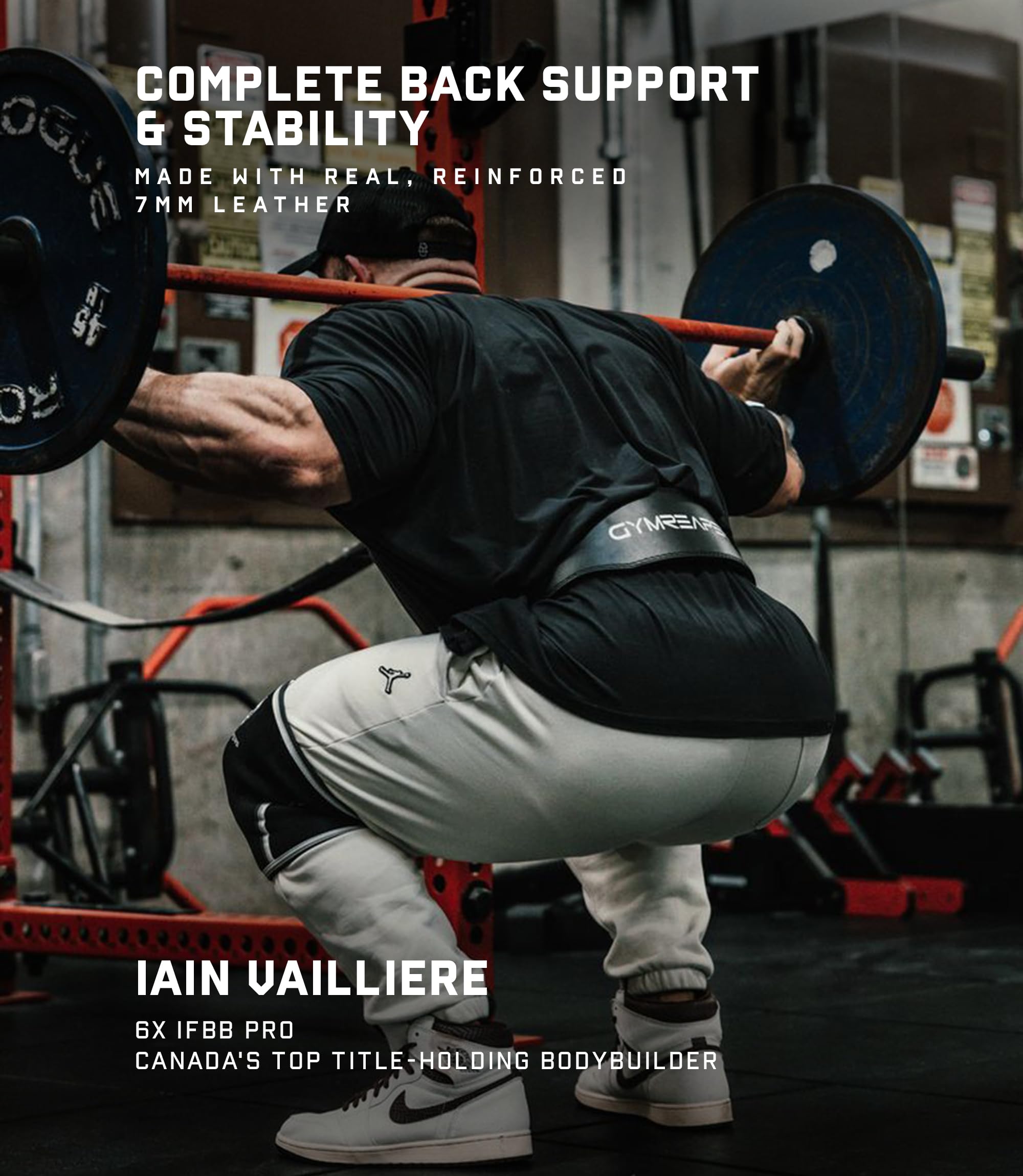 Cintura in pelle per sollevamento pesi per bodybuilding, squat, supporto lombare e mal di schiena, in vera pelle, con fibbia regolabile, per uomo e donna