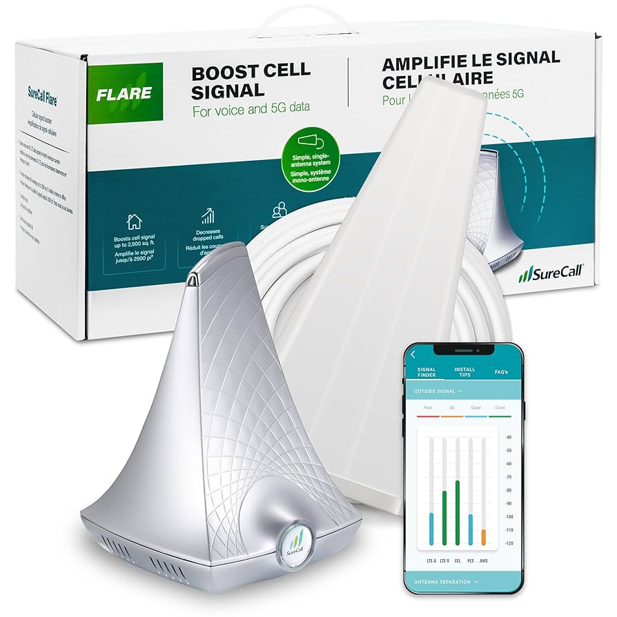 Amazon.com: SureCall Flare 3.0 Cell Phone Signal Booster for