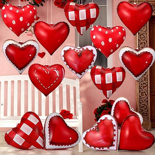 Miniatura 11 de Jetec 12 piezas de 12 pulgadas decoraciones inflables de huevos de Pascua globos inflables colgantes de Pascua decoración PVC grandes huevos