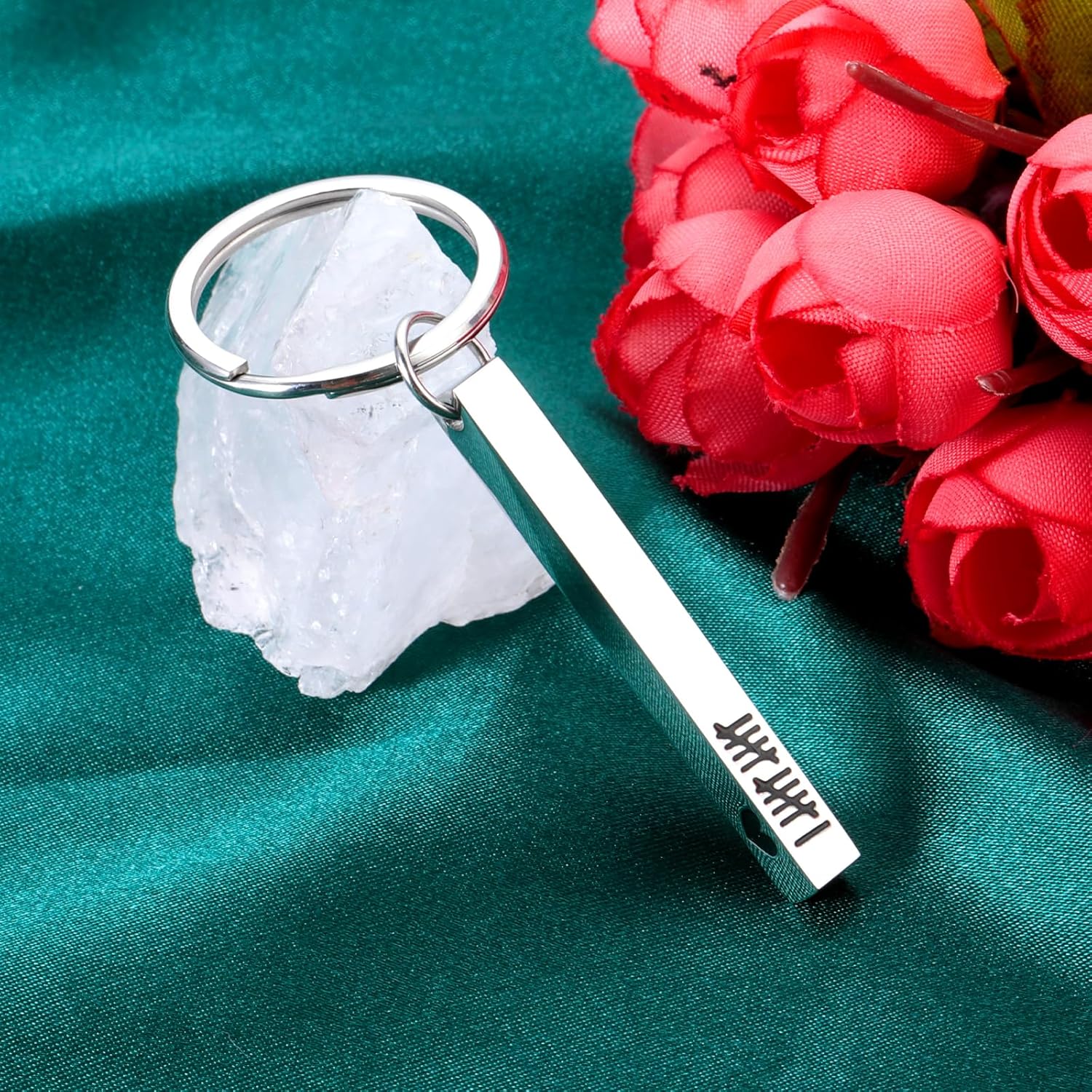 11周年記念スチールギフト 男女兼用 11年 結婚記念日 スチールギフト 彼への11周年記念キーホルダーギフト 妻 夫への11周年記