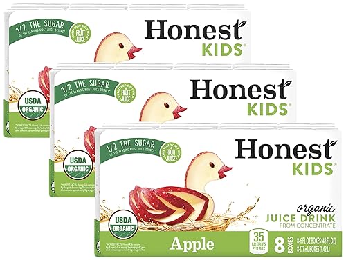 Vista 17 de Honest Kids Berry Good Lemonade, bebida de jugo orgánico, limonada de bayas, 6 onzas líquidas (paquete de 40)