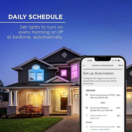 Miniatura 9 de Merkury Smart Bombillas inteligentes LED de color y blancas compatibles con Alexa y Google Home (paquete de 6)