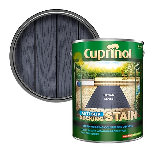 Cuprinol Anti-Slip Decking Stain Urban Slate 5L