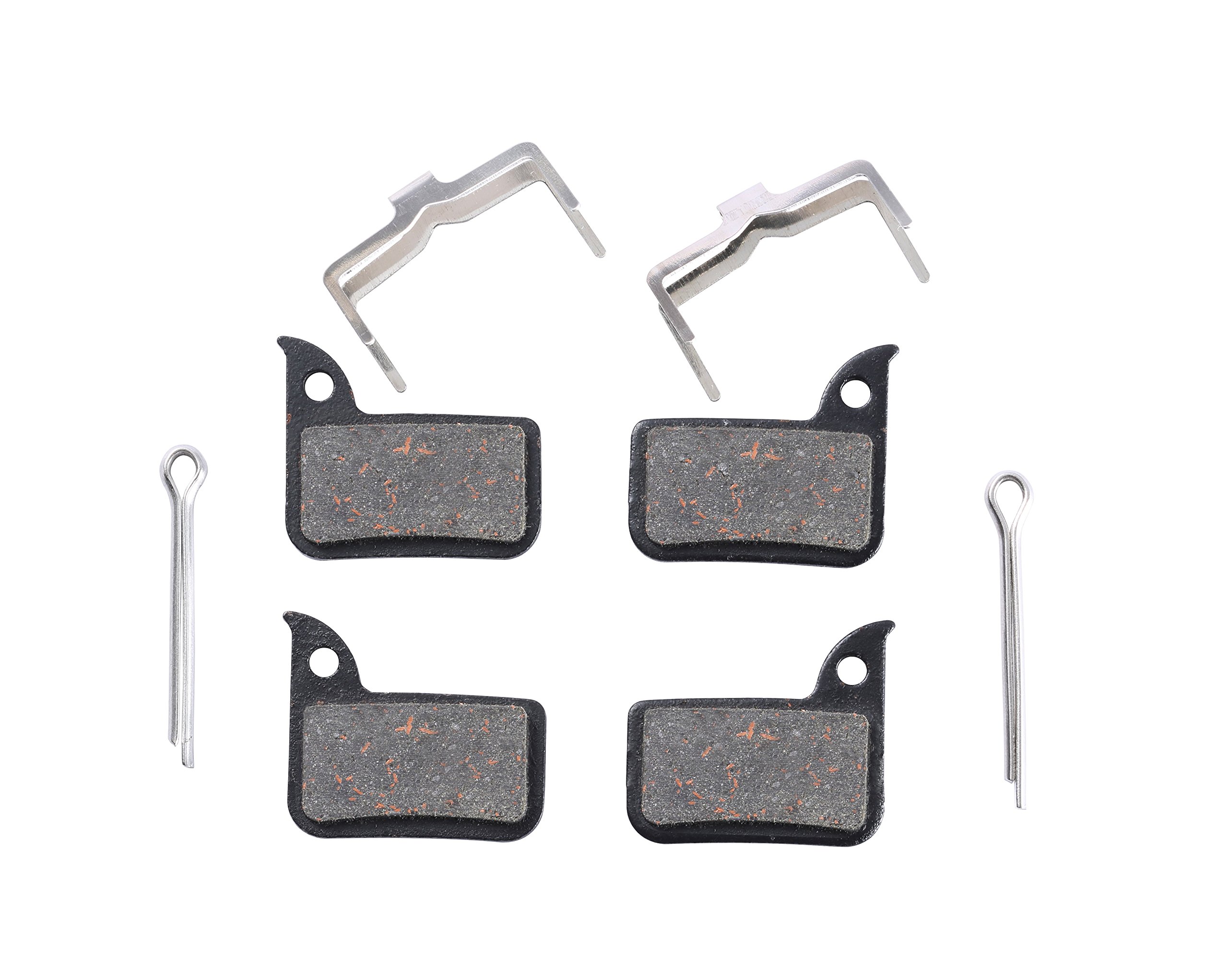 OTOTEC Bremsbeläge Für SRAM – 2 Paar Halbmetallische Beläge Mit Federn & Clips (Kompatibel Mit Red 22, Force 22, CX1)