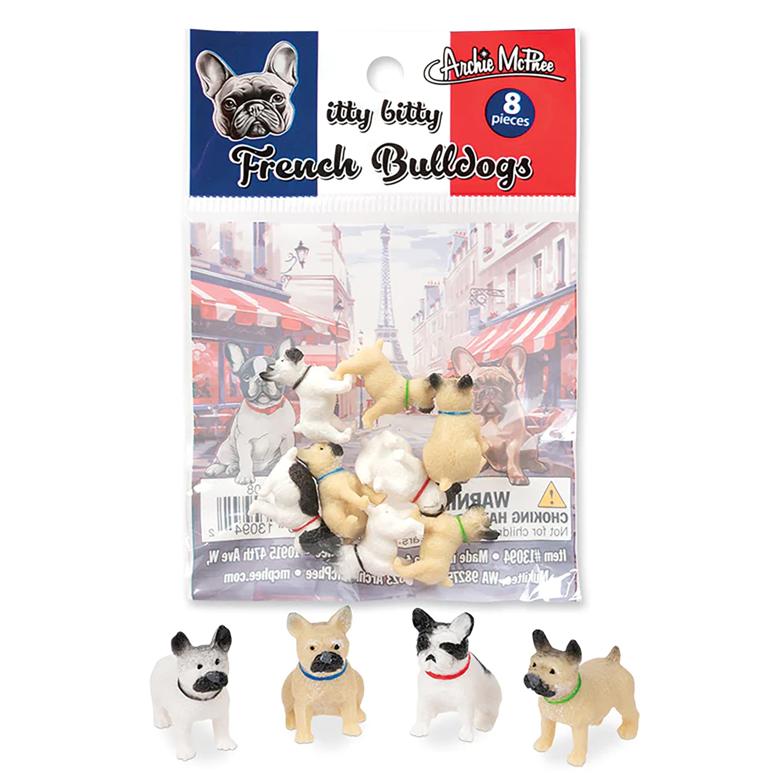 Amazon.com: Archie McPhee Vive Le Frenchie! Miniature Marvels 