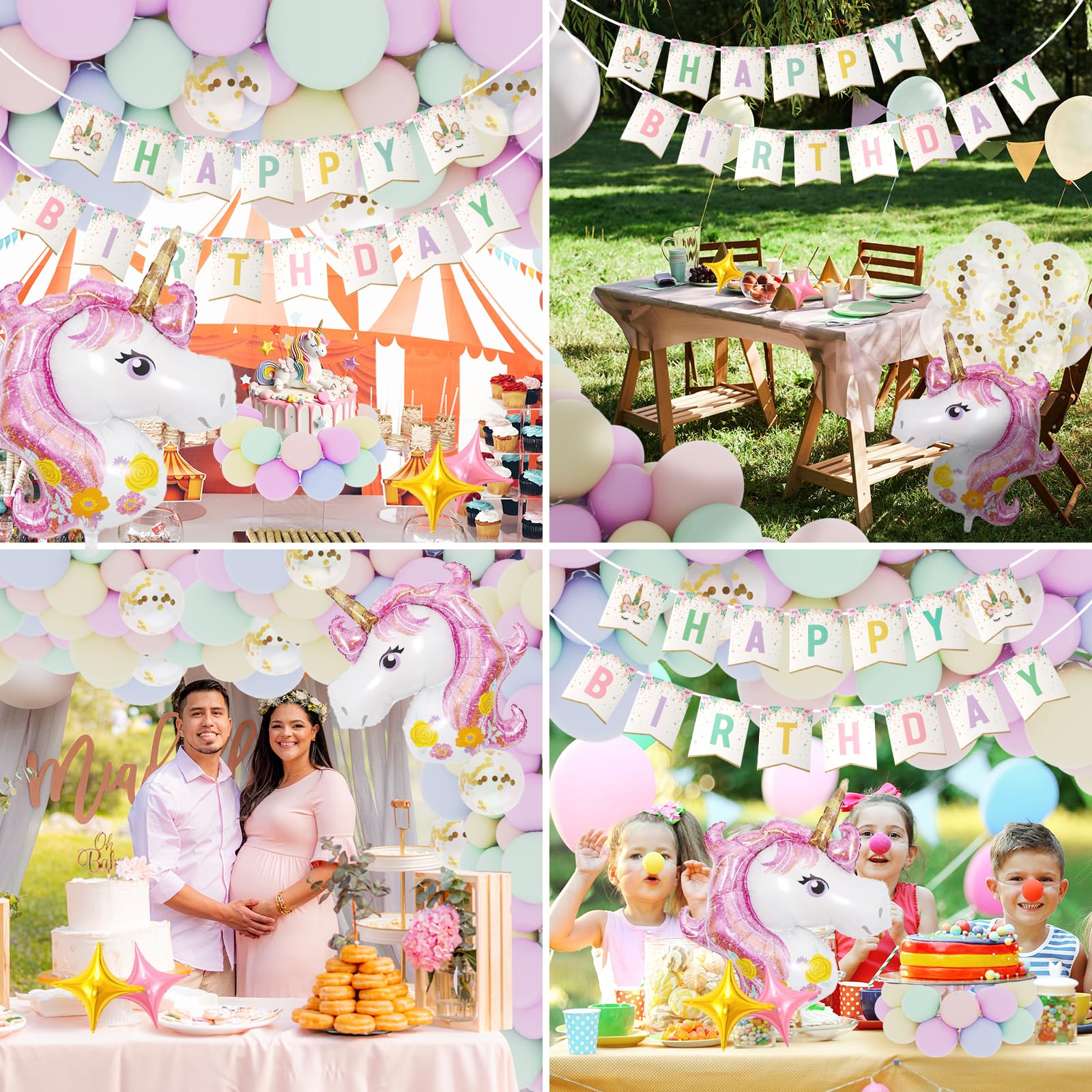 Ballon Anniversaire Licorne Décoration Anniversaire Licorne