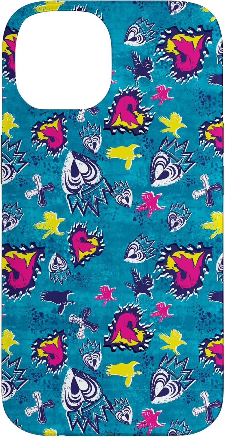 iPhone 13 Disney Descendants VK Icon Prints Teal Blue Case