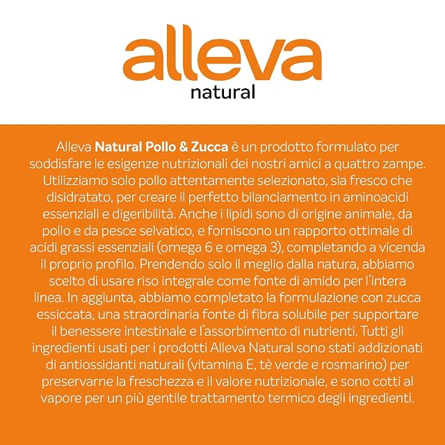 Foto 2 de 5 de Alleva Natural Adult Chicken & Pumpkin Mini - 2 Kg